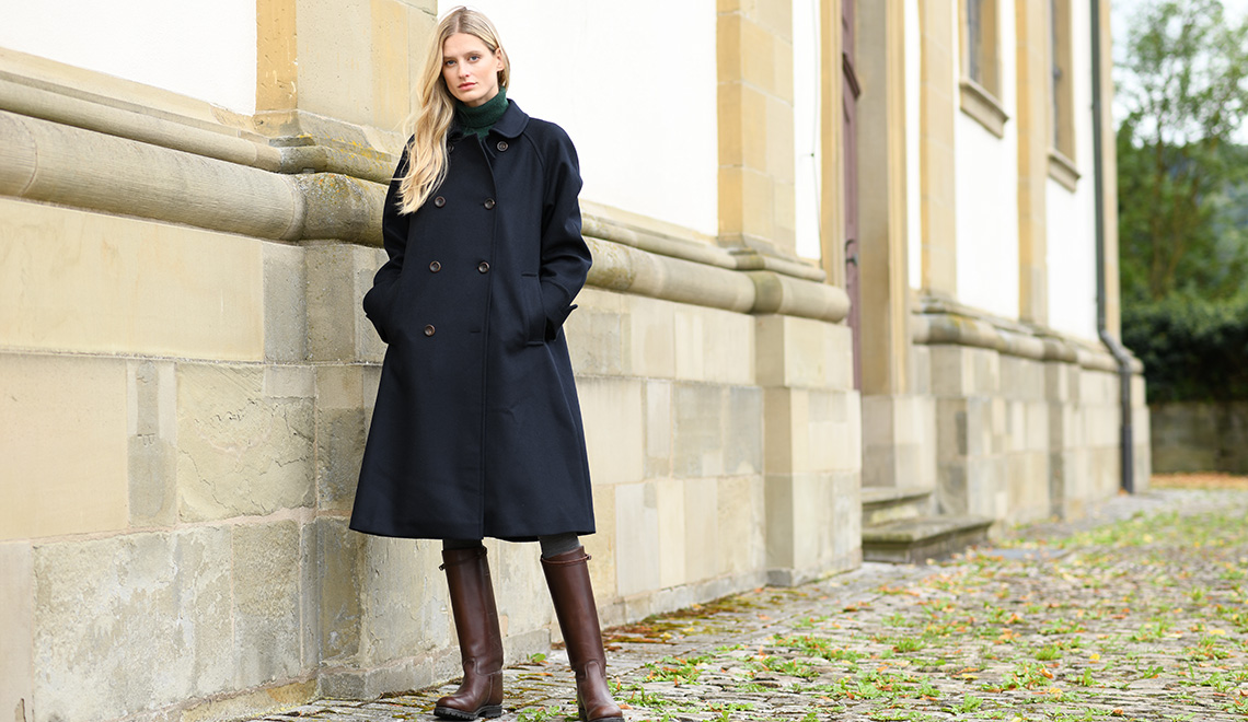 Merino Doubleface-Loden