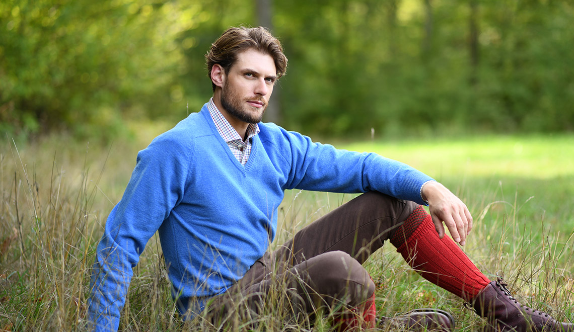 Pullover in krftigen Farben