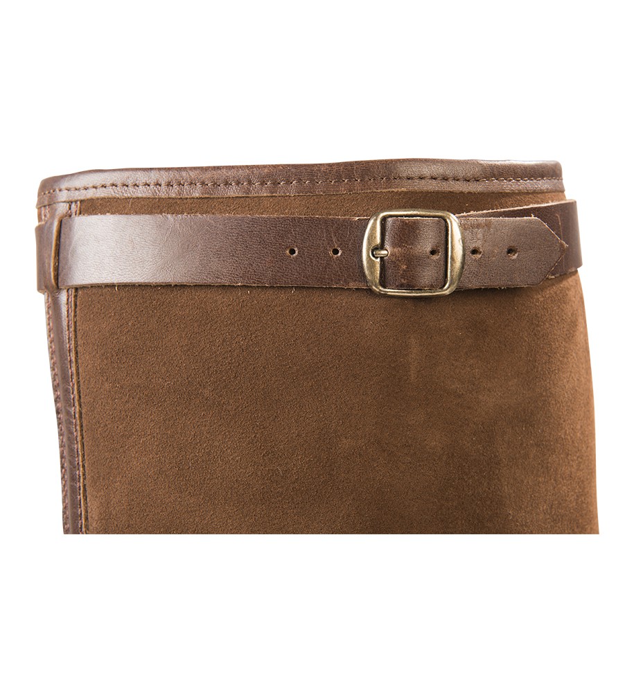 wildleder stiefel weiter schaft