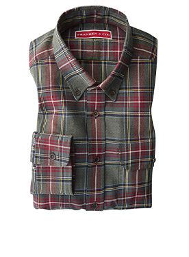 Shirt flannel Stewart Tartan 