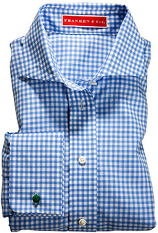 Bluse Vichy, Doppelmanschette