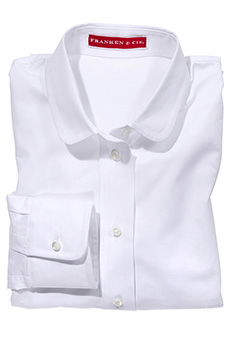 Shirt Peter Pan collar, white