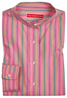 Blouse stripes, pink