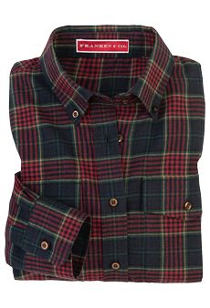 Blouse flannel, glencheck