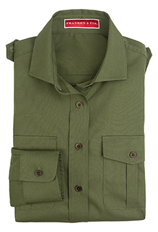 Bluse Twill, Safari