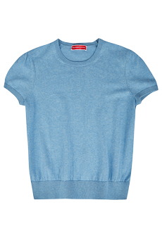 Sweater cotton, sky blue