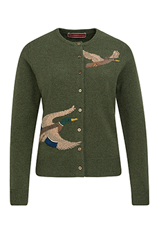 Strickjacke Lambswool, Enten