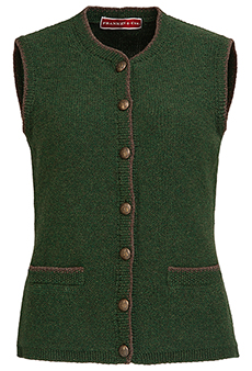 Strickweste Linksstrick