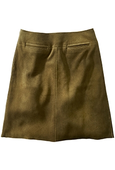 Skirt deer leather