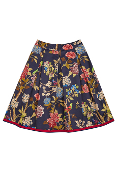 Rock Blumen und Vgel, Blau