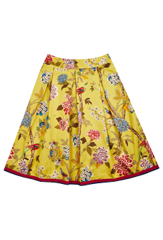 Rock Blumen und Vgel, Gelb