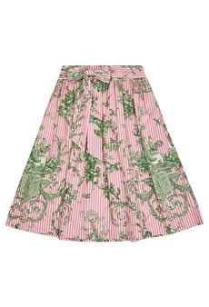Skirt Toile de Jouy and stripes