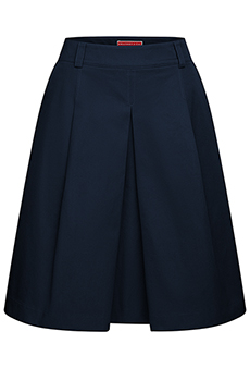 Rock Baumwoll Twill, dunkelblau