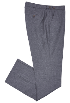 Trousers flannel, grey