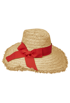 Straw Hat, geranium