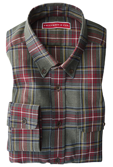 Shirt flannel, Stewart Tartan