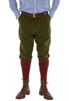 Shooting breeks moleskin, olive