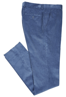 Trousers corduroy, blue