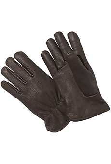 Gloves bison, brown