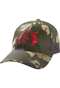 Cap waxcotton, camouflage