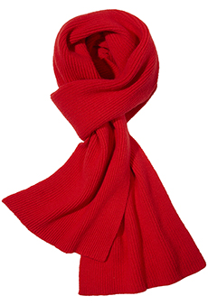 Schal Lambswool, rot