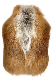 Hot Water Bottle Cover, Red Fox Fur
