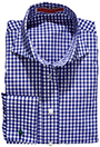 Shirt Vichy blue, French cuff