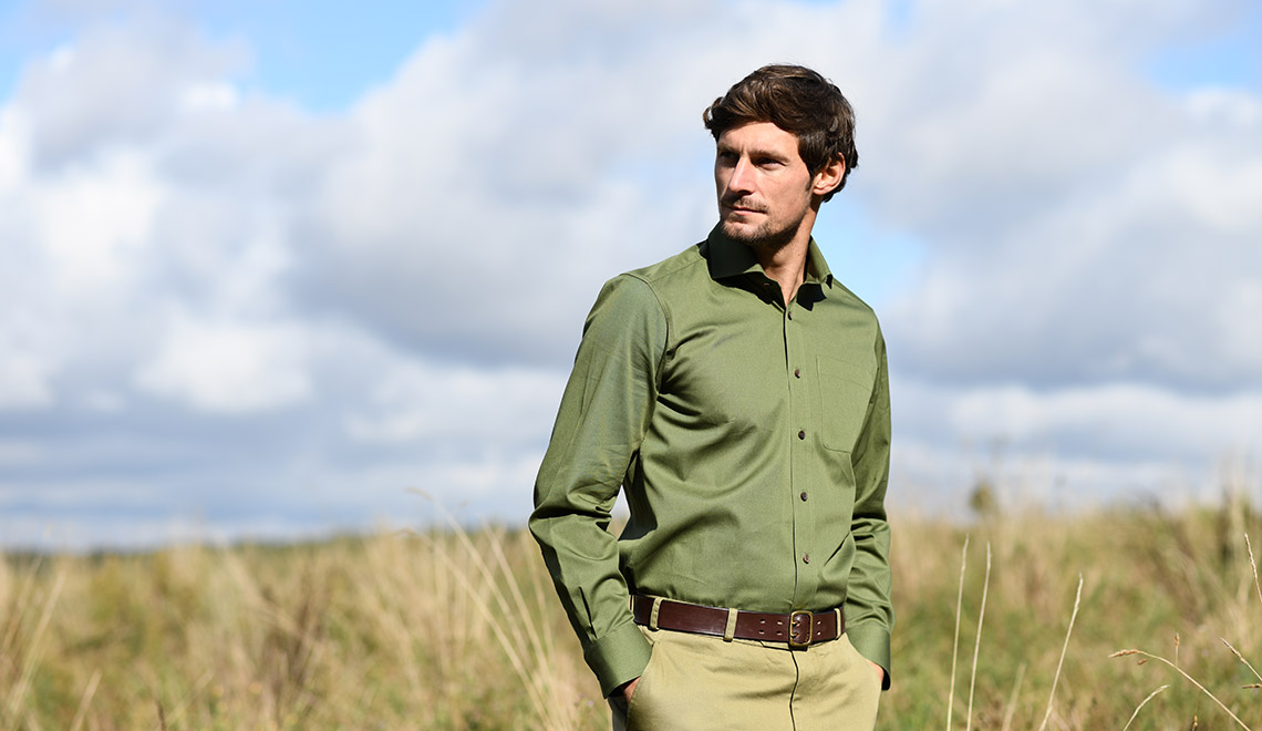aus Baumwoll Twill