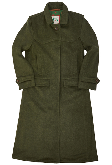 Loden coat Hubertine, green