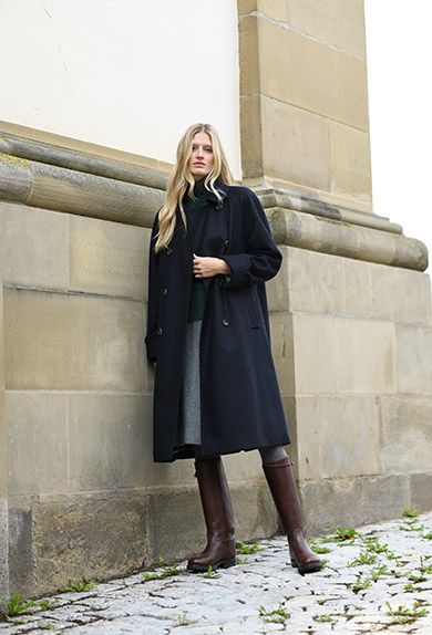 Coat Doubleface, navy