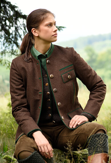 Hunting jacket loden shop online Women FRANKEN Cie