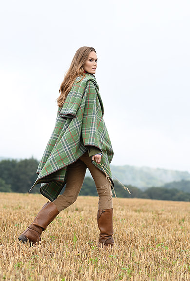 Plaid Karo + Leder