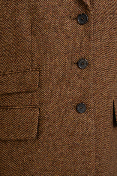 Blazer Fischgrat, braun