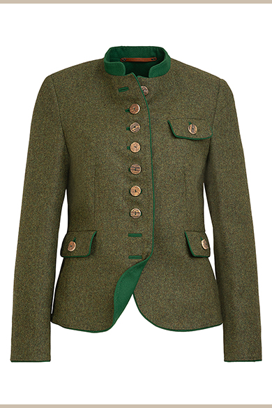 Jacke Loden, gr�n