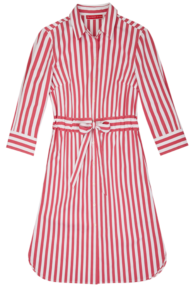 Dress big stripes