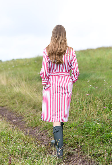 Kleid Blockstreifen