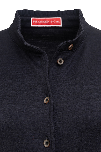 Kleid Wolljersey, navy