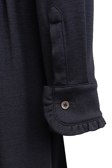 Kleid Wolljersey, navy