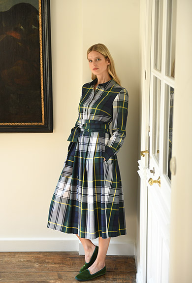 Kleid XL Gordon Tartan