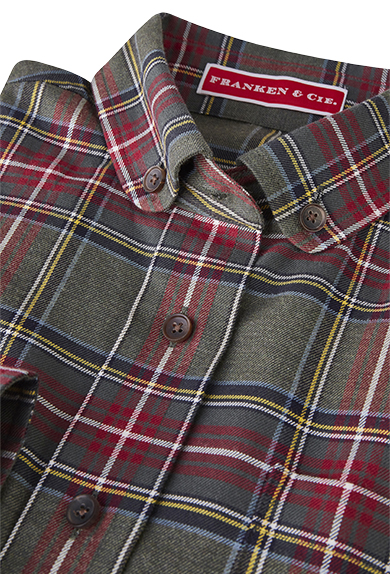 Bluse Flanell, Stewart Tartan