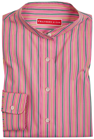 Blouse stripes, pink