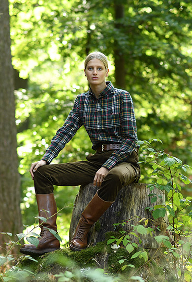 Blouse flannel with wool