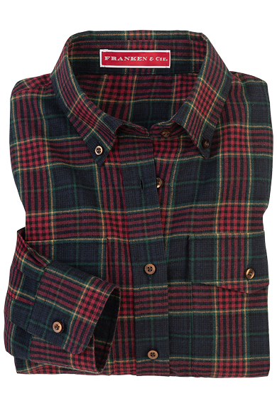 Blouse flannel, glencheck