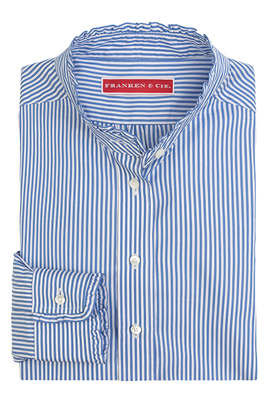 Bluse Rschen und Streifen