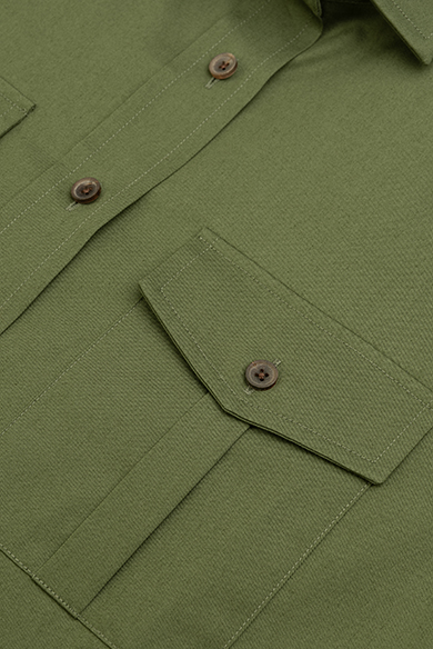 Bluse Twill, Safari