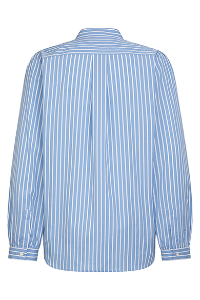 Bluse Stehkragen, Streifen