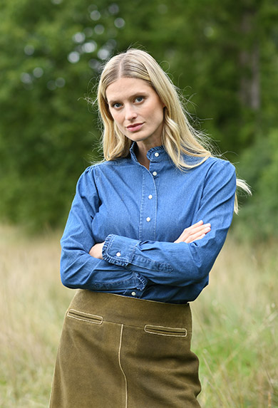 Bluse Rschen Jeans