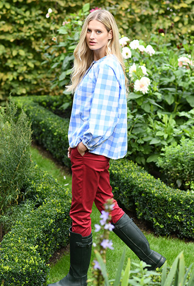 Sommerbluse Vichykaro gro�