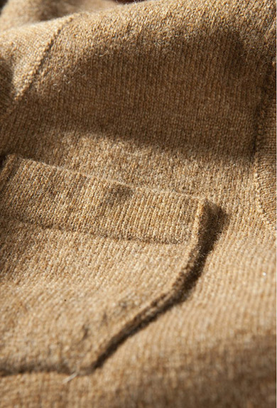 Gilet lambswool, beige