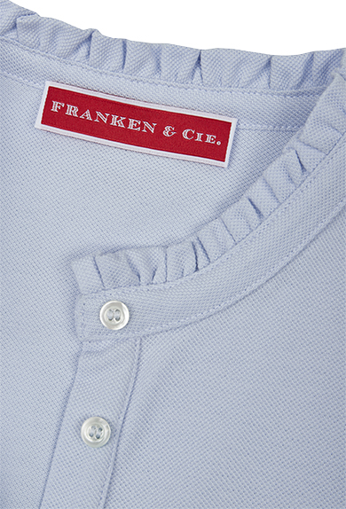 Piqu Shirt, light blue